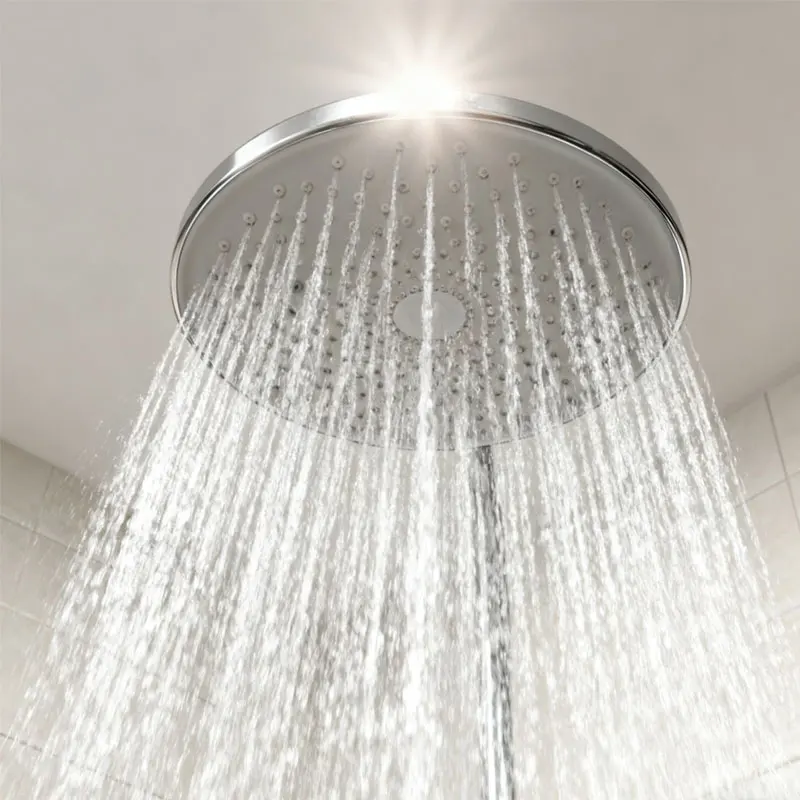 

Large Shower Head Top Spray Bathroom Rain Shower Bath Single Showerhead Comfort Pressurized Shower Head Household Shower Head