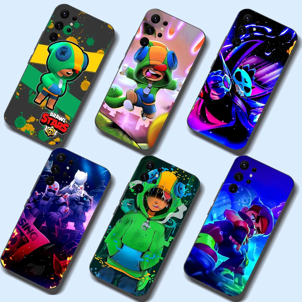 Games S-Stars Leons Phone Case For Samsung Galaxy A52 A12 A51 S21 Edge S22ULTRA S23 S20LITE Plus Ultra Black Cover