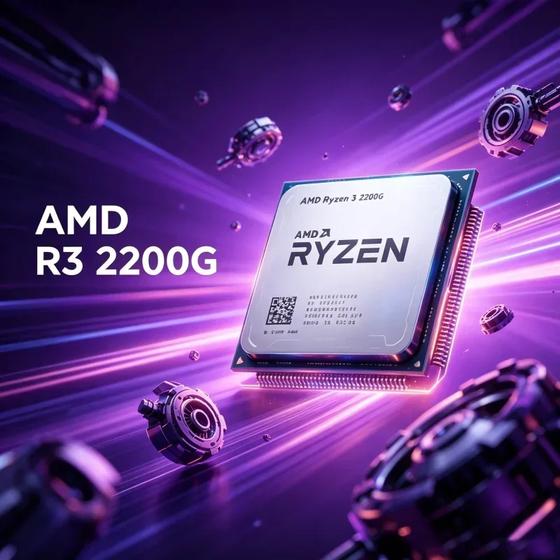amd-ryzen-3-2200g-r3-2200g、radeon-vega-8-グラフィックス搭載、4コア4スレッド、am4-デスクトップapu、ホームオフィス向け