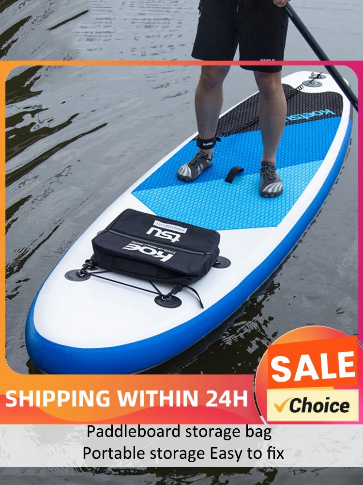 Portable Stand Up Paddle Board Storage Bag Sealed Zipper Food Storage Bag Lightweight with Fixing Buckle Kayak Accessories