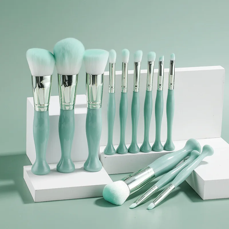 

Ultra-high Quality 12-piece Ceramic Imitation Fresh Makeup Brush Set, Eyeshadow Brush, Foundation Brush, Concealer Brush