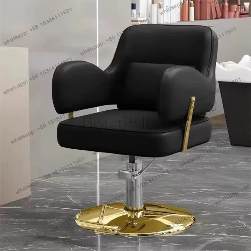 LSHeavy Duty Salon Chair Modern Ergonomic Design Durable Luxury Hair Styling Stable Station Furniture Kapperstoel