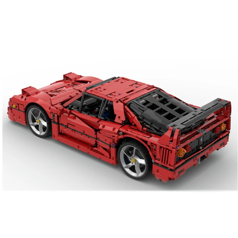 NEW High-Tech F40 SP3 MOC-140404 Super Sport Racing Car Ferraried Building Blocks Puzzle Toy Birthday Gifts For Children