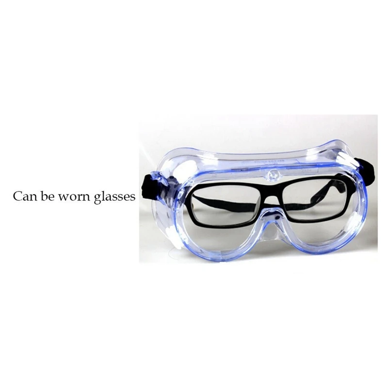 LJL-1621 Glasses Goggle Anti-Impact PC Chemical Splash ANSI Z87 Standard Safety Personal Protection UV Protective Factory