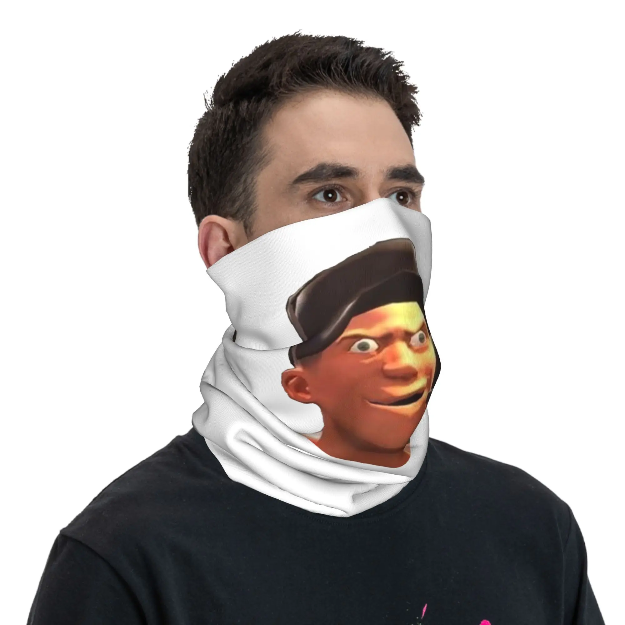 Team Fortress 2 TF2 Scout Gmod Bandana facial Polaina para el cuello Máscara impresa Bufanda Mascarilla multiusos Correr Unisex Adulto durante toda la temporada