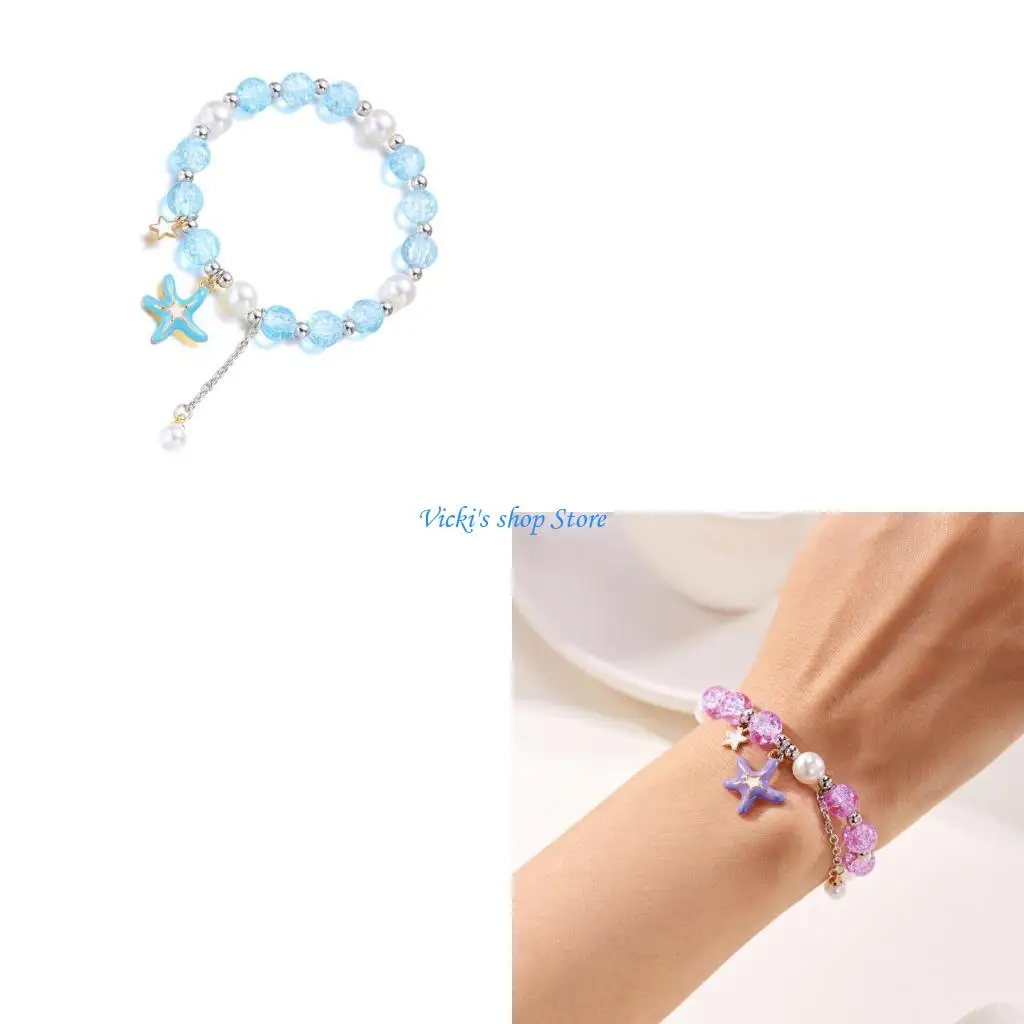 

Stylish Ocean Inspired Charm Bracelet Delicate Handchain Comfortable Wristchain Jewelry For Women Everyday Wear