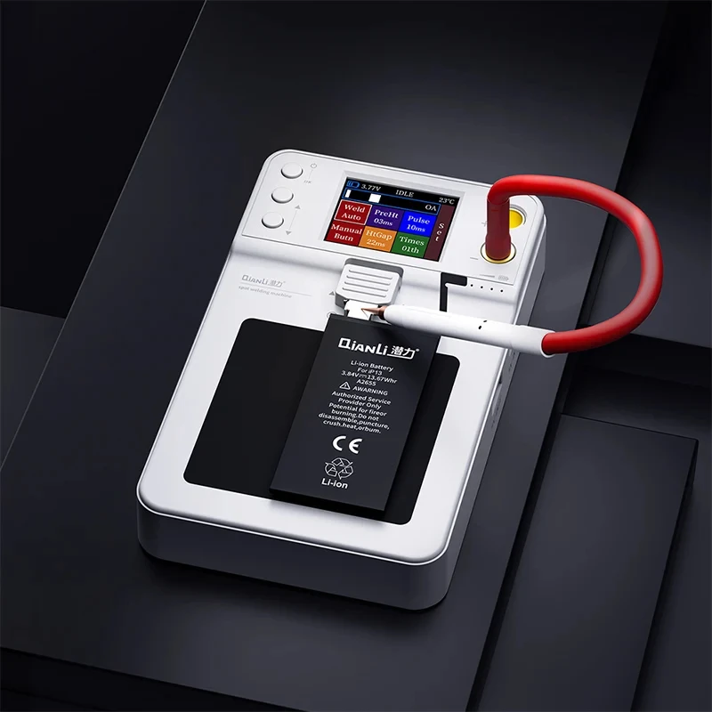 QianLi Macaroon Integrated Spot Welding Machine Max All Parameters Settable Color Screen Double Pulse spot Welding Repair Tools