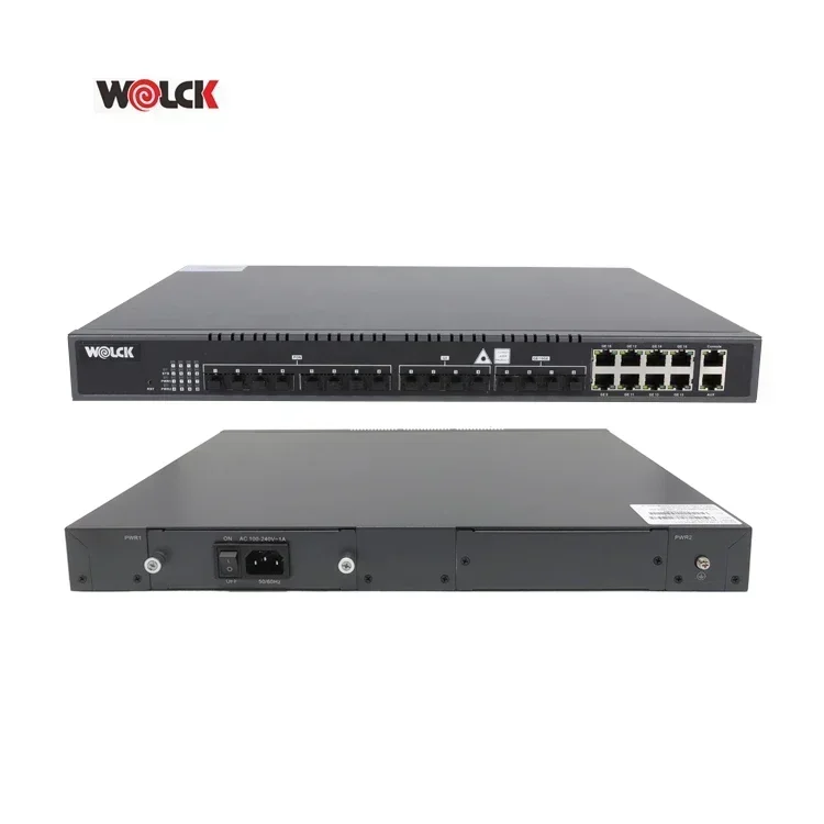 

Высококачественное оптоволоконное оборудование Epon Olt Wolck 10 Ge Uplink 8 портов Pon Gepon Olt