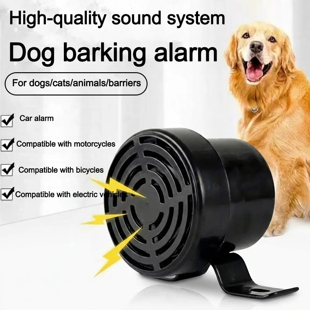 

Universal Car Horn Dog Barking Sound 12V-80V Shockproof Dog Bark Horn Waterproof Reversing Warning Sound