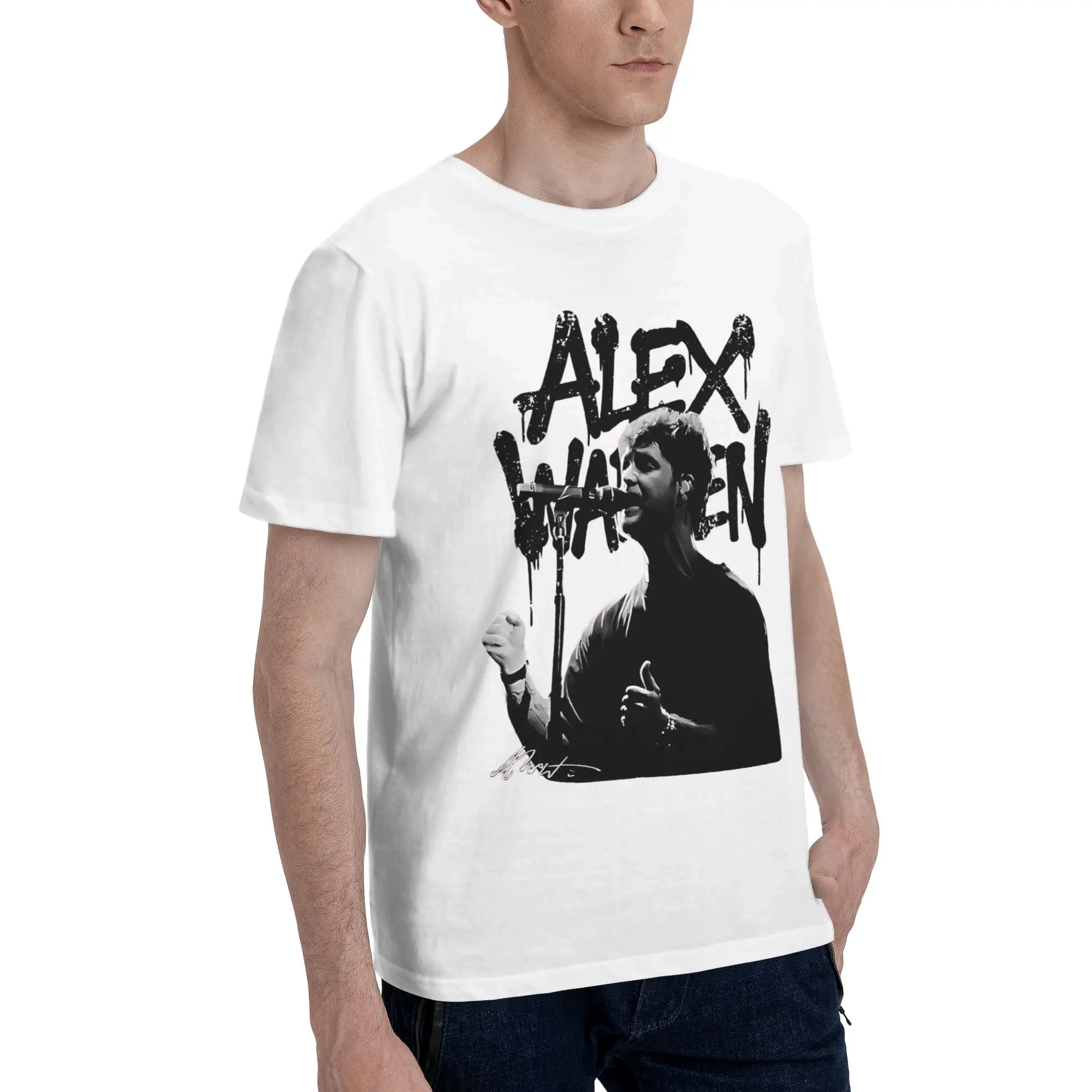 Alex Warren Little Orphan Live Tour 2026 Graphic Printed T Shirt for Men Women  Cotton  Tee Shirt Clothing