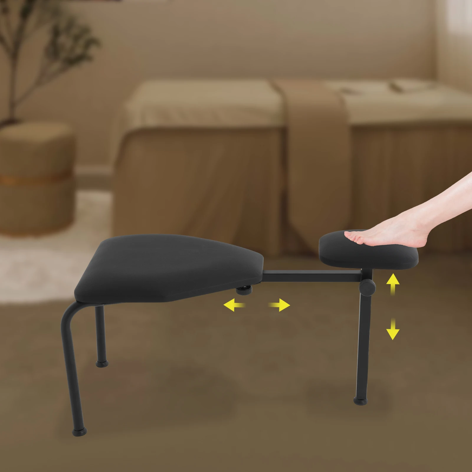 ペディキュアチェア マニキュアスツール 調節可能なペディキュアスツール マニキュアフットレスト ホームビューティーサロン用のモダンなペディキュアチェア