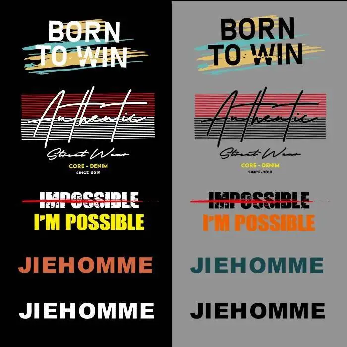 

Customizable Name LOGO Team Work Clothes Shop Name English Letter Strip Inscription Heat Transfer Iron On Fusible Patch