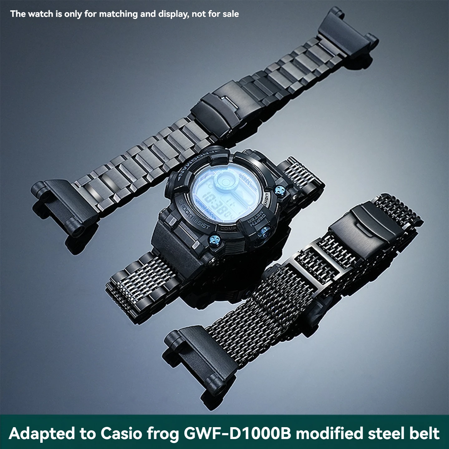 

Металлический браслет из нержавеющей стали 22 мм для часов Casio G-SHOCK 3445 GWF-D1000B (модифицированный стальной ремешок)