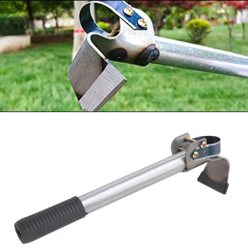 Raschietto per corteccia di asta di metallo professionale raschietto manuale coltello per sbucciare la corteccia d'albero strumento per giardinaggio coltello per raschiare la corteccia d'albero