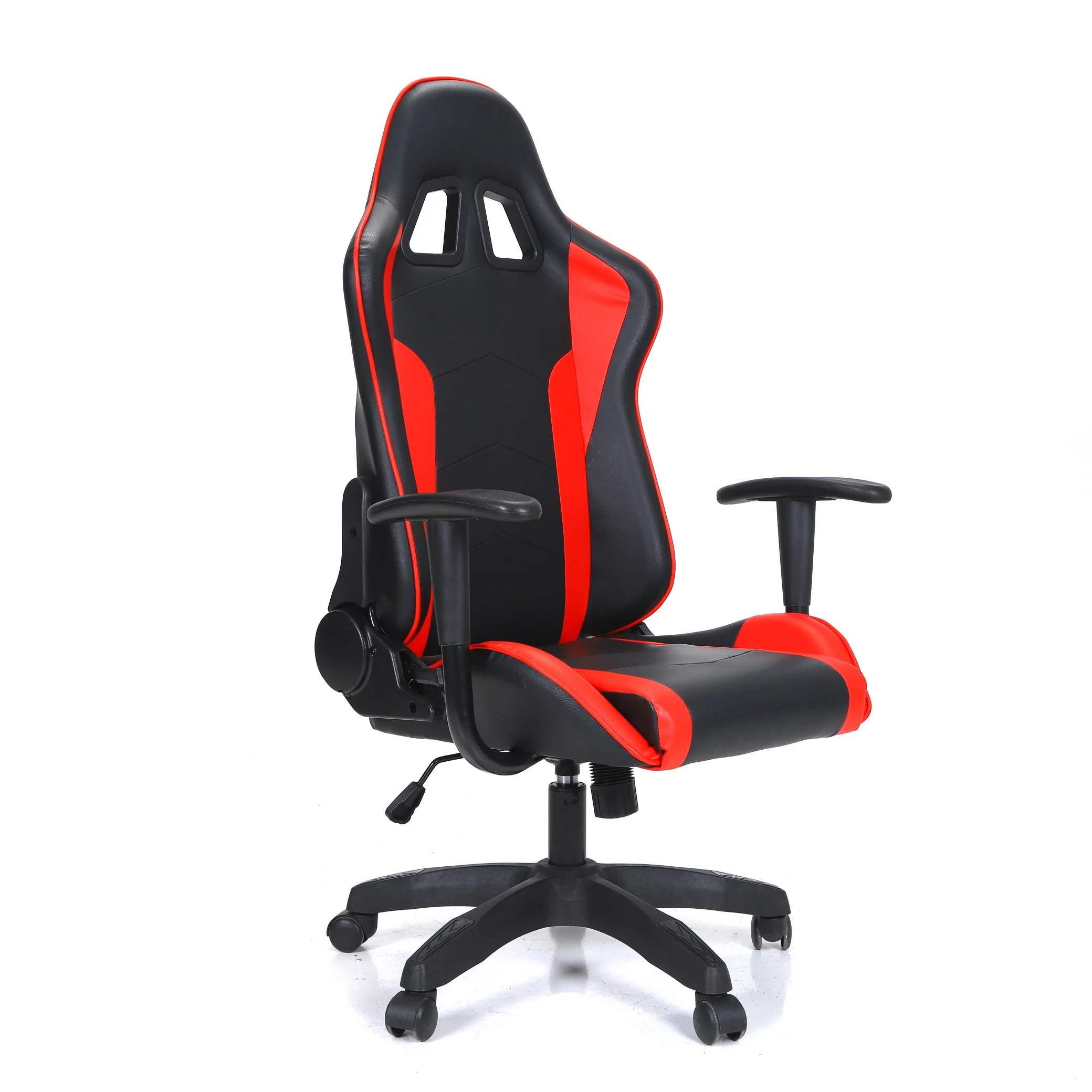 

Красное игровое кресло Racing Design Rgb, цельное вращающееся кресло с подъемником из синтетической кожи для офиса, ПК, компьютера для игр