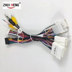 Auto Car Radio ISO Plug Power Adapter Wiring Harnessfor Toyota RAV4 Yaris Corolla 1 Hilux Previa CHR Camry Prius power cable