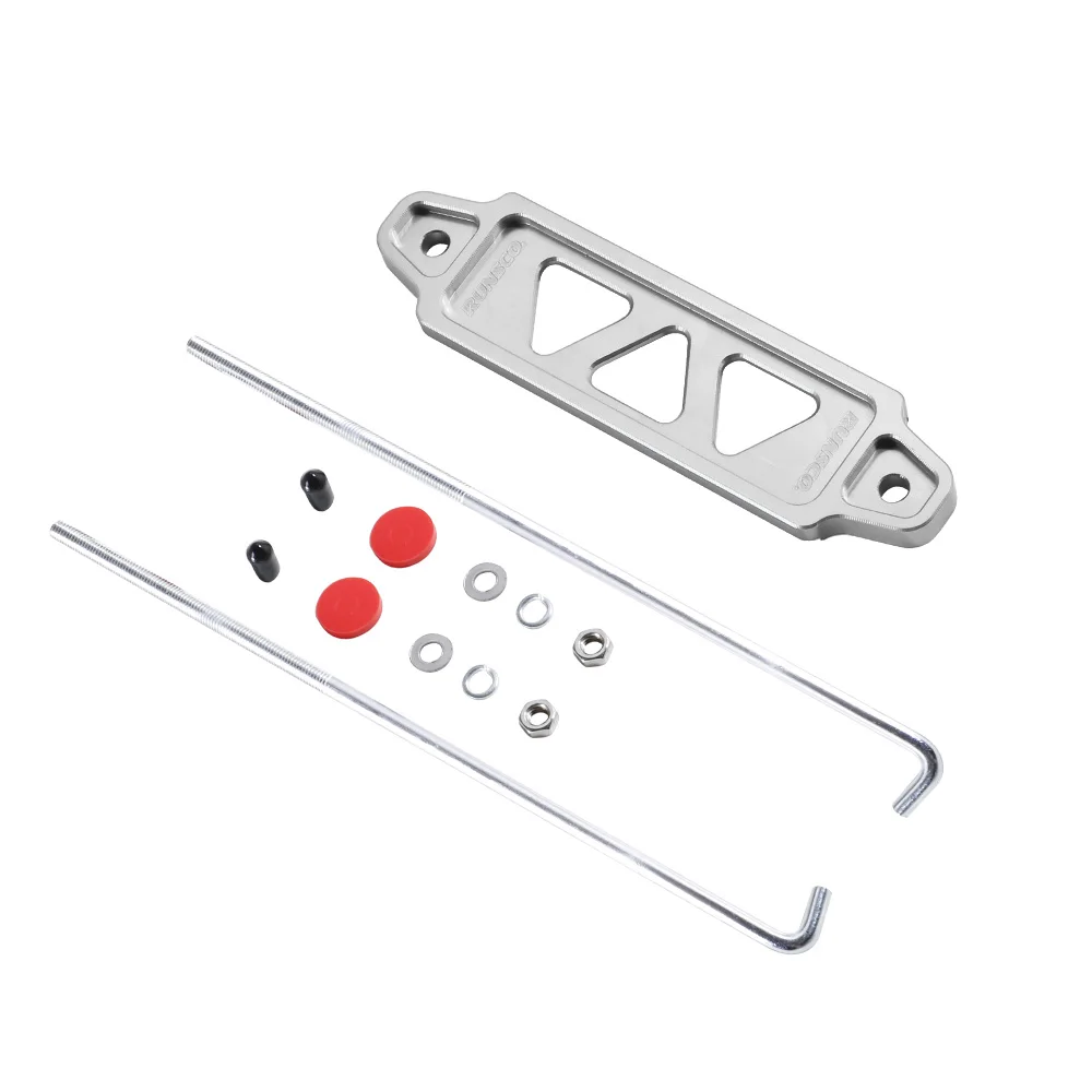 Aluminium Billet Auto Batterie Tie Down Befestigen Halterung Halter Klammer Für Honda Civic ACURA INTEGRA Blau Rot Gold Grün Schwarz 145mm – Detail 8