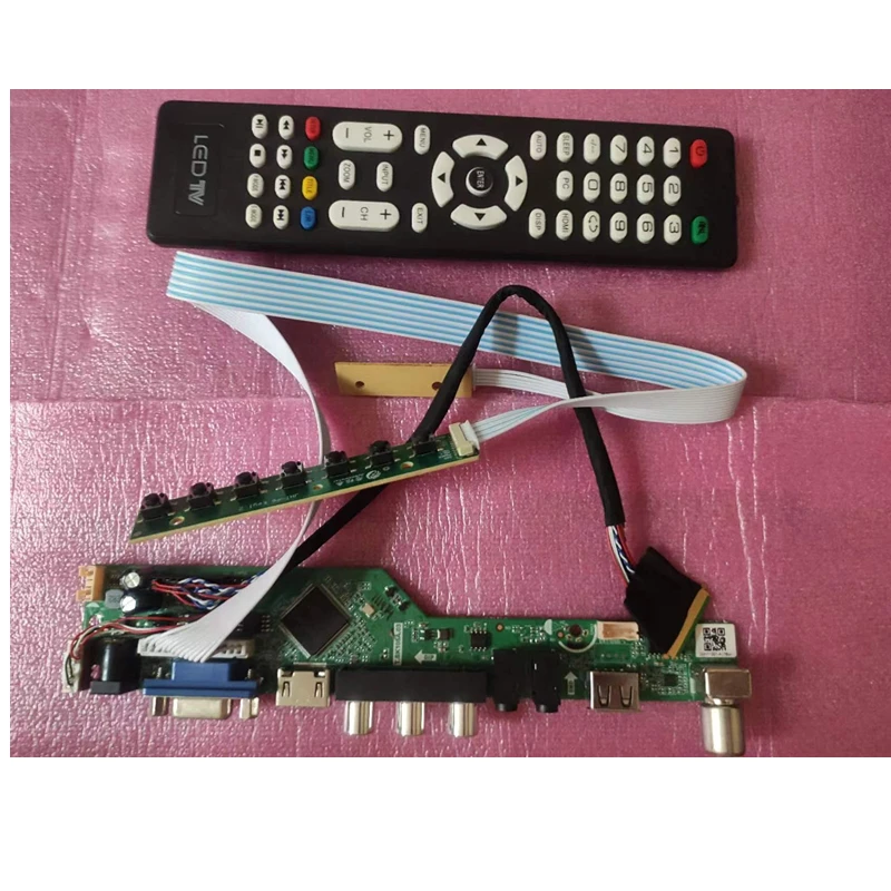 Monitor Kit Voor M195RTN01.0 M195RTN01.1 Tv + Hdmi + Vga + Av + Usb Lcd Led Screen Controller Board Driver