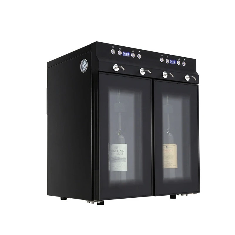 

Double temperature constant temperature preservation, commercial wine refrigeration, red wine dispenser, cup dispenser