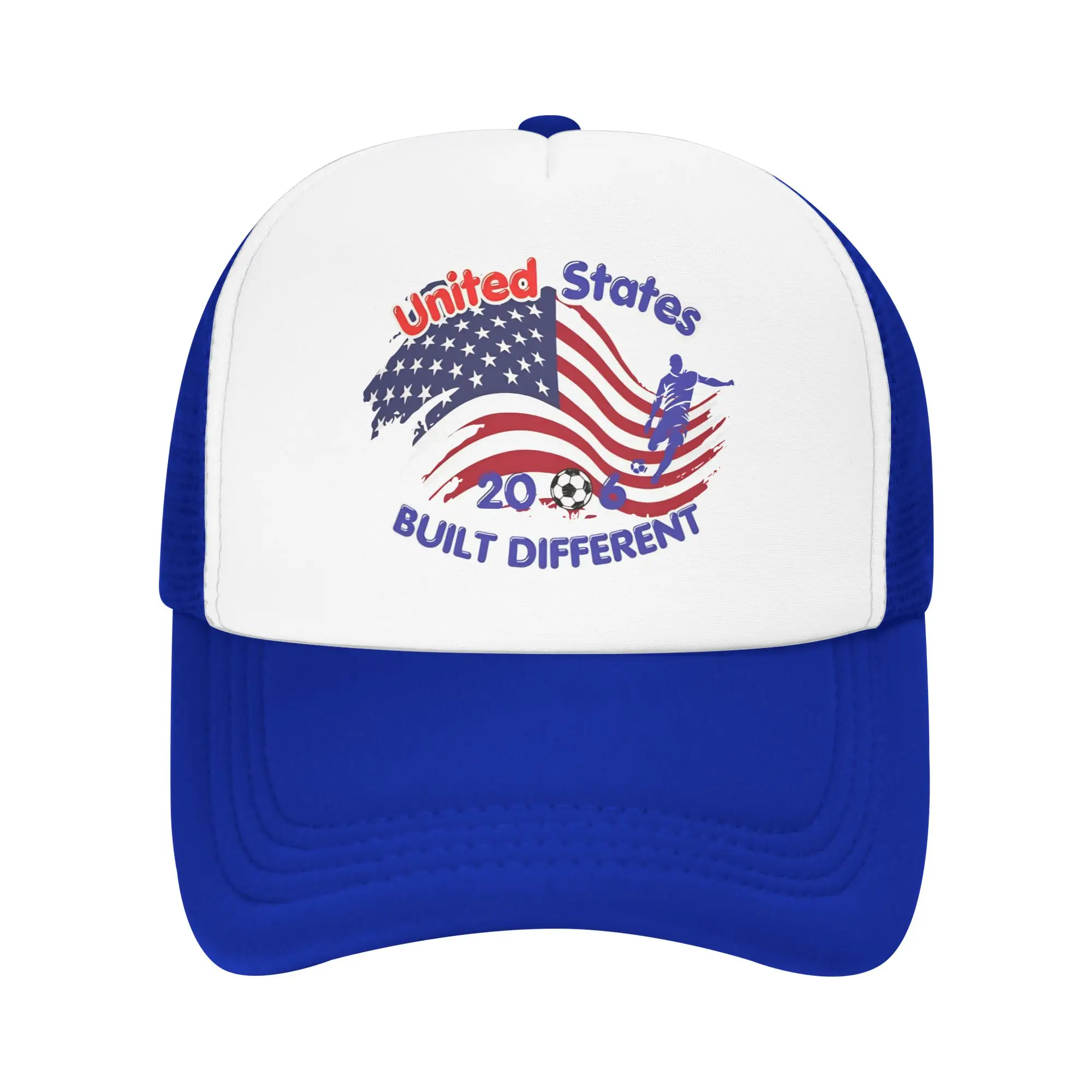 USA Built Different Shirt  American Pride Bold Typography Sun Hats For Men Adult Summer Baseball Cap Adjustable Snapback Cap