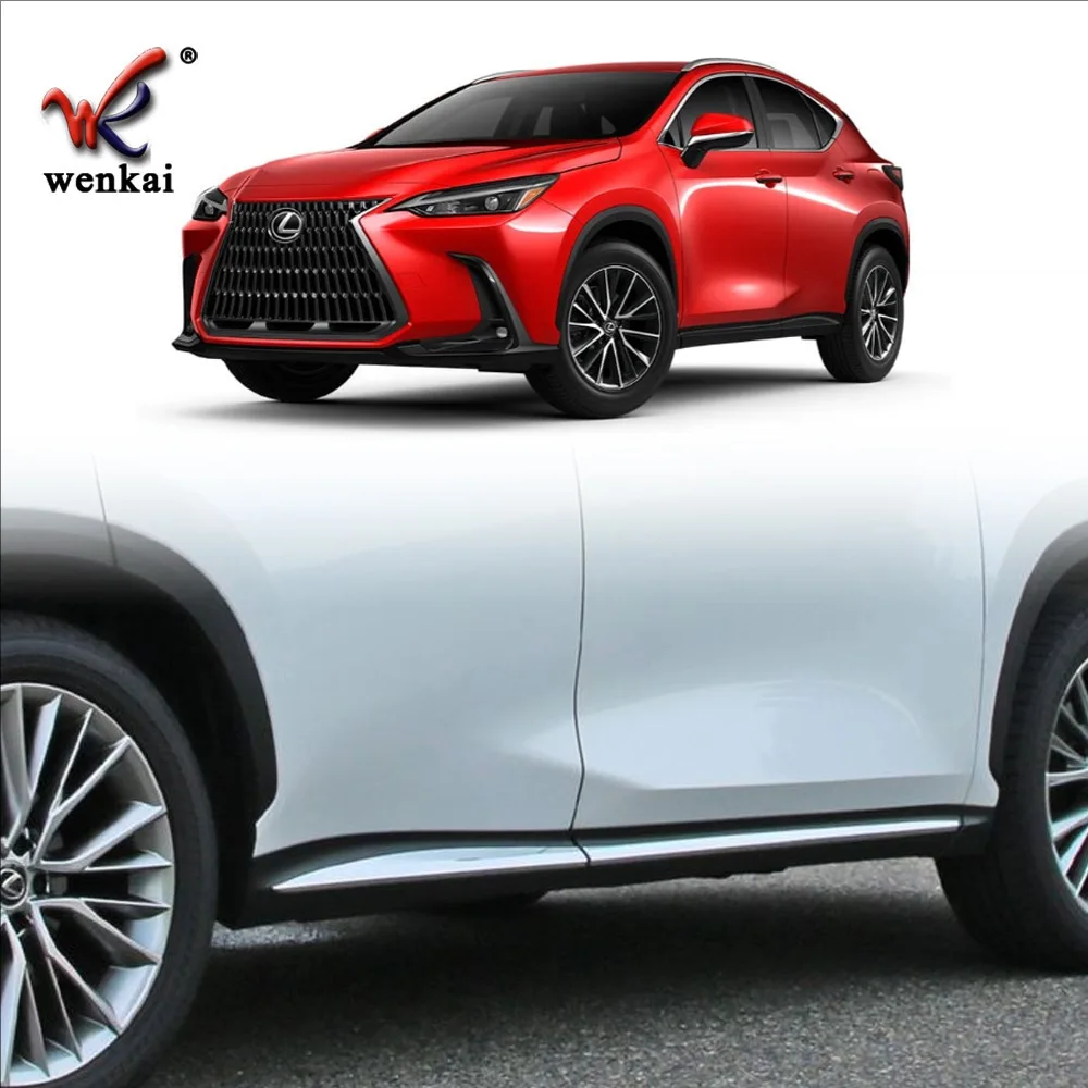 

Car Door Side Moulding Trim Body Kits Skirt For 2022 Lexus NX260 350h Accessories