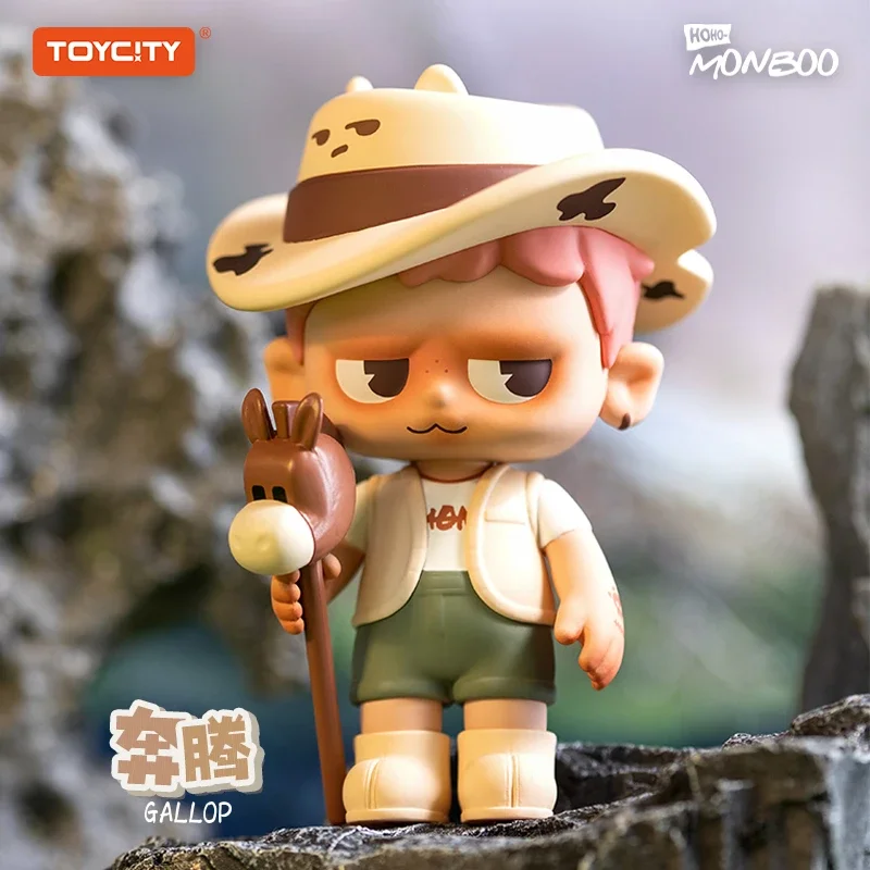 MONBOO THE CAMPING DAIRY Series Blind Box Mystery Box Dolls Kawaii Action Anime Figure Blind Box Toys Gift