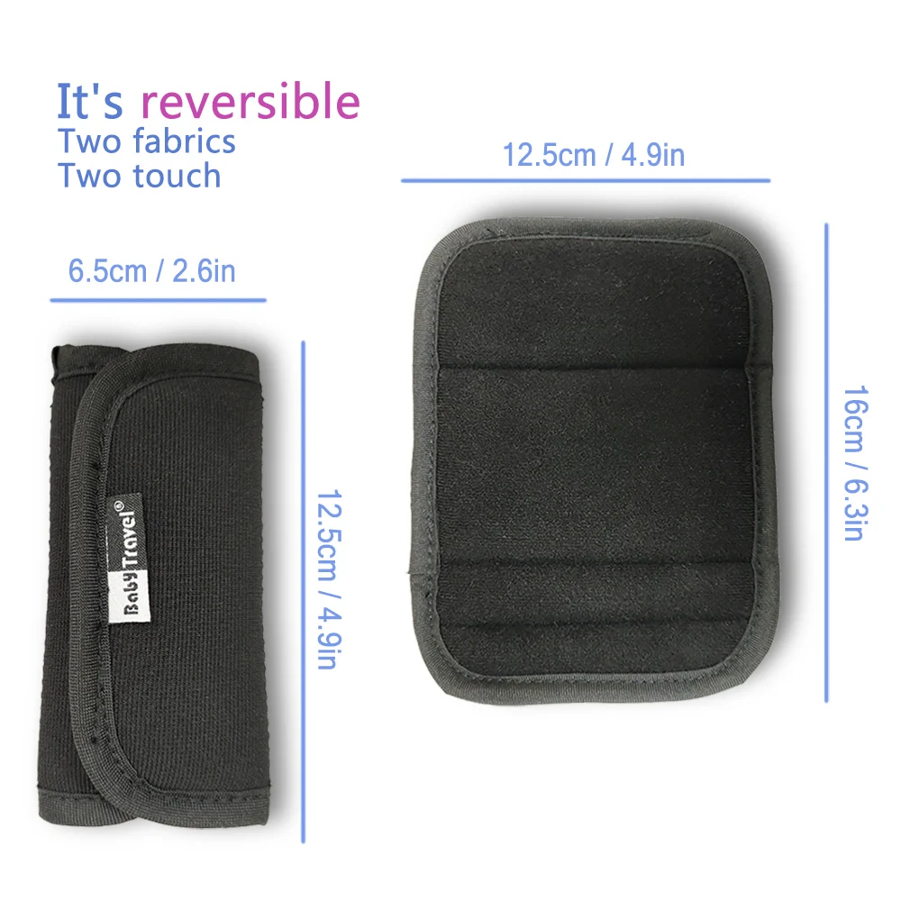 2pcs Baby Stroller Shoulder Pad Car Seat Belt Strap Cover Protector Cover Neck Protection for Universal Children\'s Products