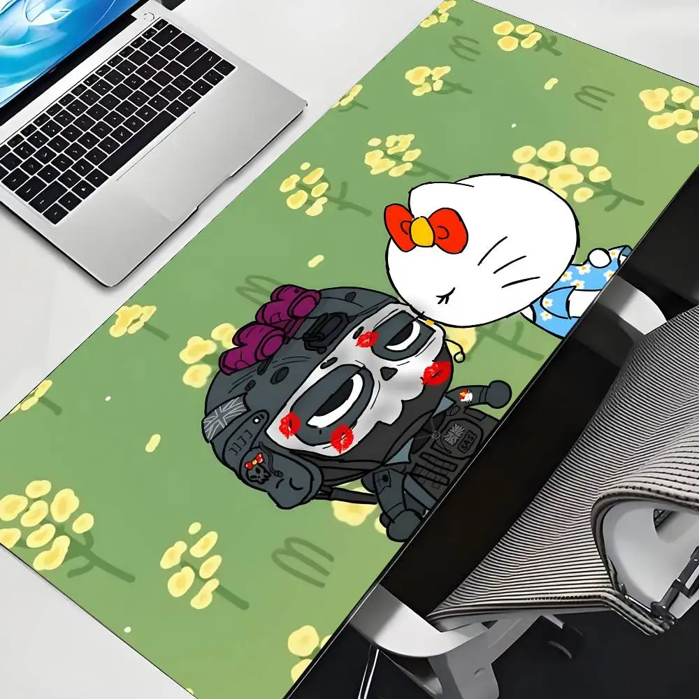 

H-Hello K-Kitty Mousepad Premium Locking Edge Mouse Mat Speed Mouse Pad Ultrafine Surface Desk Mat
