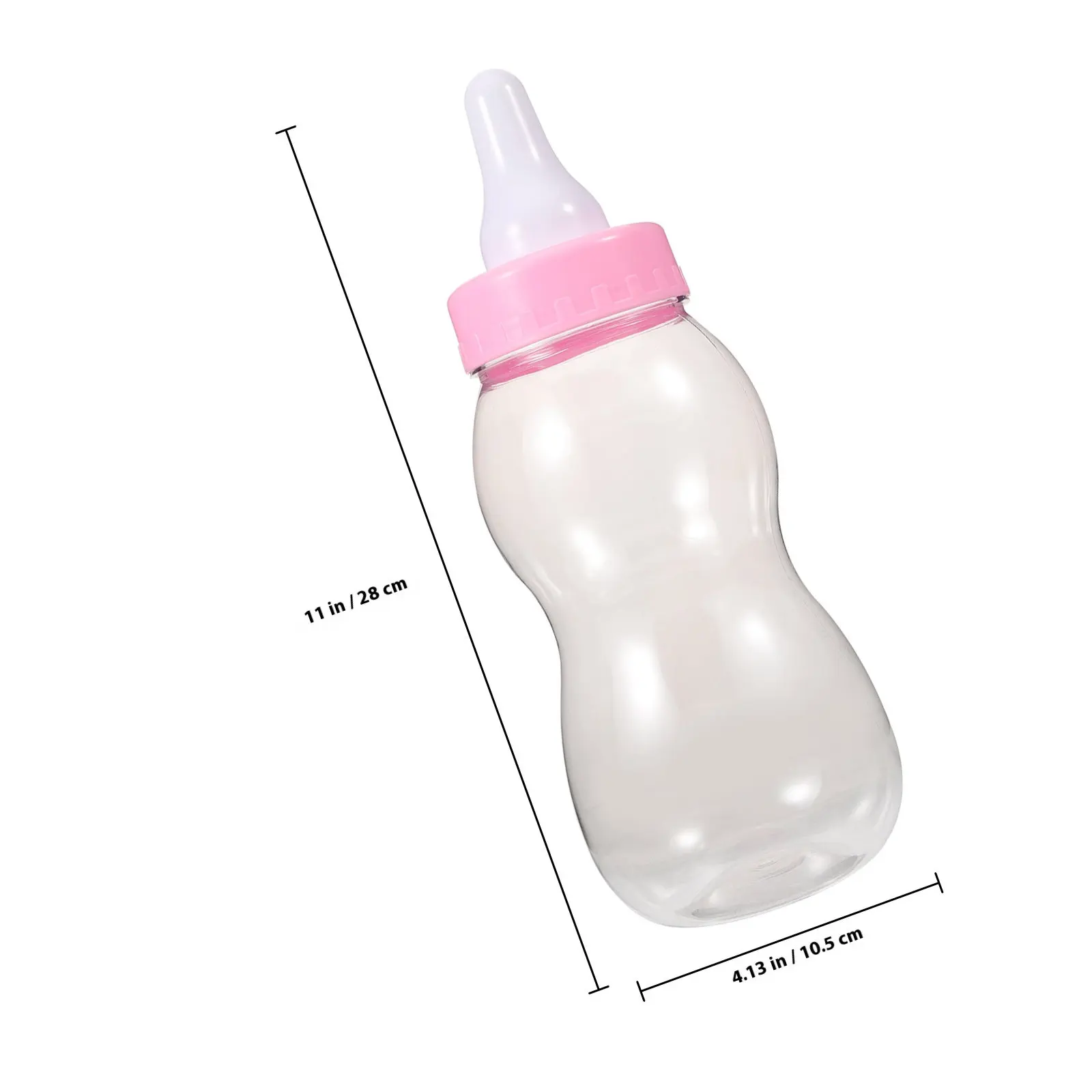 Baby Bottle Saving Pot Piggy Bank Pink Desktop Decoration Kids Money Box Birthday Gift Saving Pot Piggy Bank Baby Savings Bottle