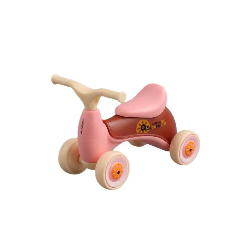 1Pcs Simulation Mini Cute Kids Balance Car Four-wheeled Baby Sliding Scooter Ornament Creative Assembly Children's Car Toy Gift view 6