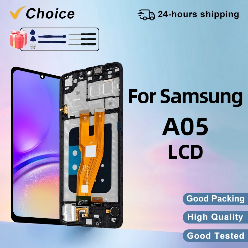 Choice SM-A055F/DS For Samsung Galaxy A05 A055 LCD Display SM-A055F Touch Screen Digitizer For Samsung SM-A055M LCD Replacement