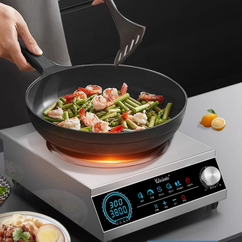 New Energy-Saving and Electricity-Saving Commercial Induction Cooker & Household Concave High-Power Electric Fryer