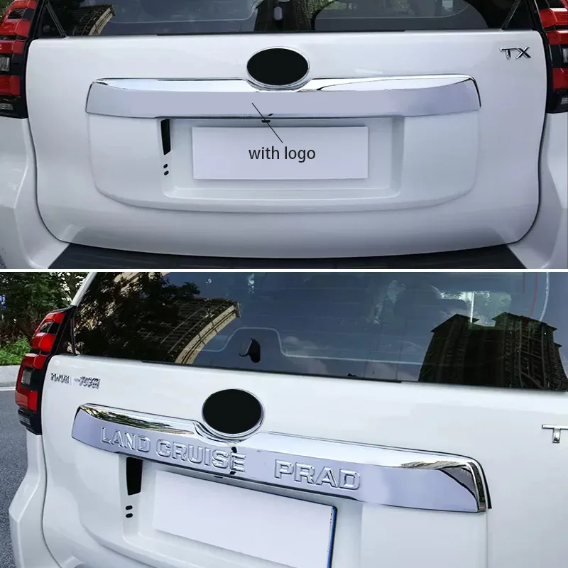 

For Toyota Land Cruiser Prado 150 Chrome Rear Door Trim Molding Taill Gate Decorative Strip