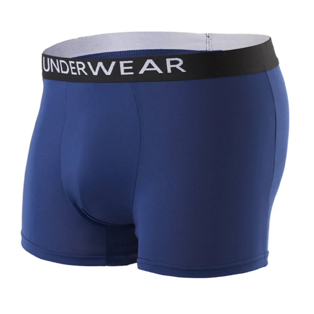 Men Solid Soft Elastic SissyBoxer Shorts Extreme Night Underwear Stretch Bikini Sports Breathable Comfort Panties Men Underpants