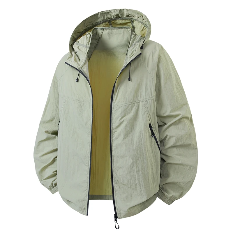 Summer Hooded Air-Conditioning Workwear with Fan Cooling, Outdoor Temperature-Reducing Breathable and Sun-Protective Clothing (E image 4
