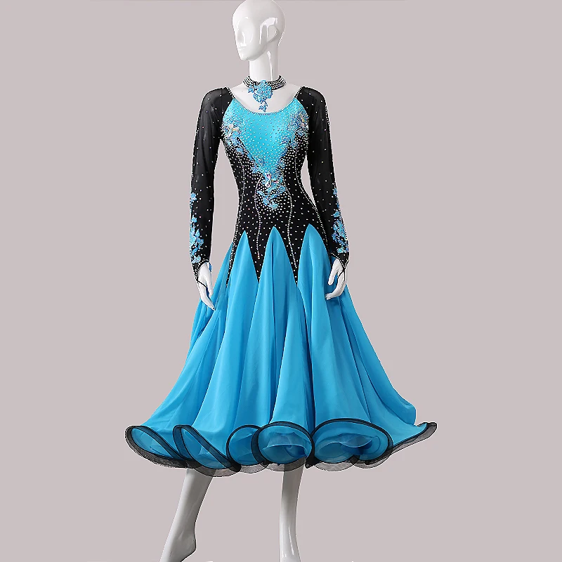 

Modern Dance Dress Standard Ballroom Dance Dress Women Tango Dress Waltz Competition Performance Costumes Ballroom Dress