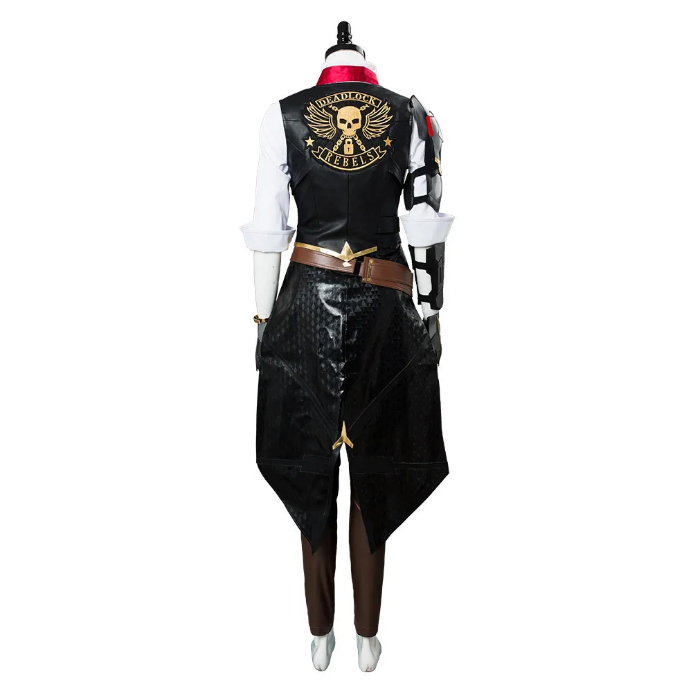 Game OW Ashe Cosplay Costume Outfit Uniform Adult Women Halloween Carnival Suit