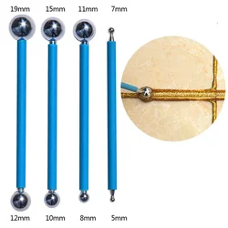 4pcs Double steel pressed ball caulking finisher Tile Grout Repairing Stick ceramic floor Gap Refill Agent glue Scraping tool