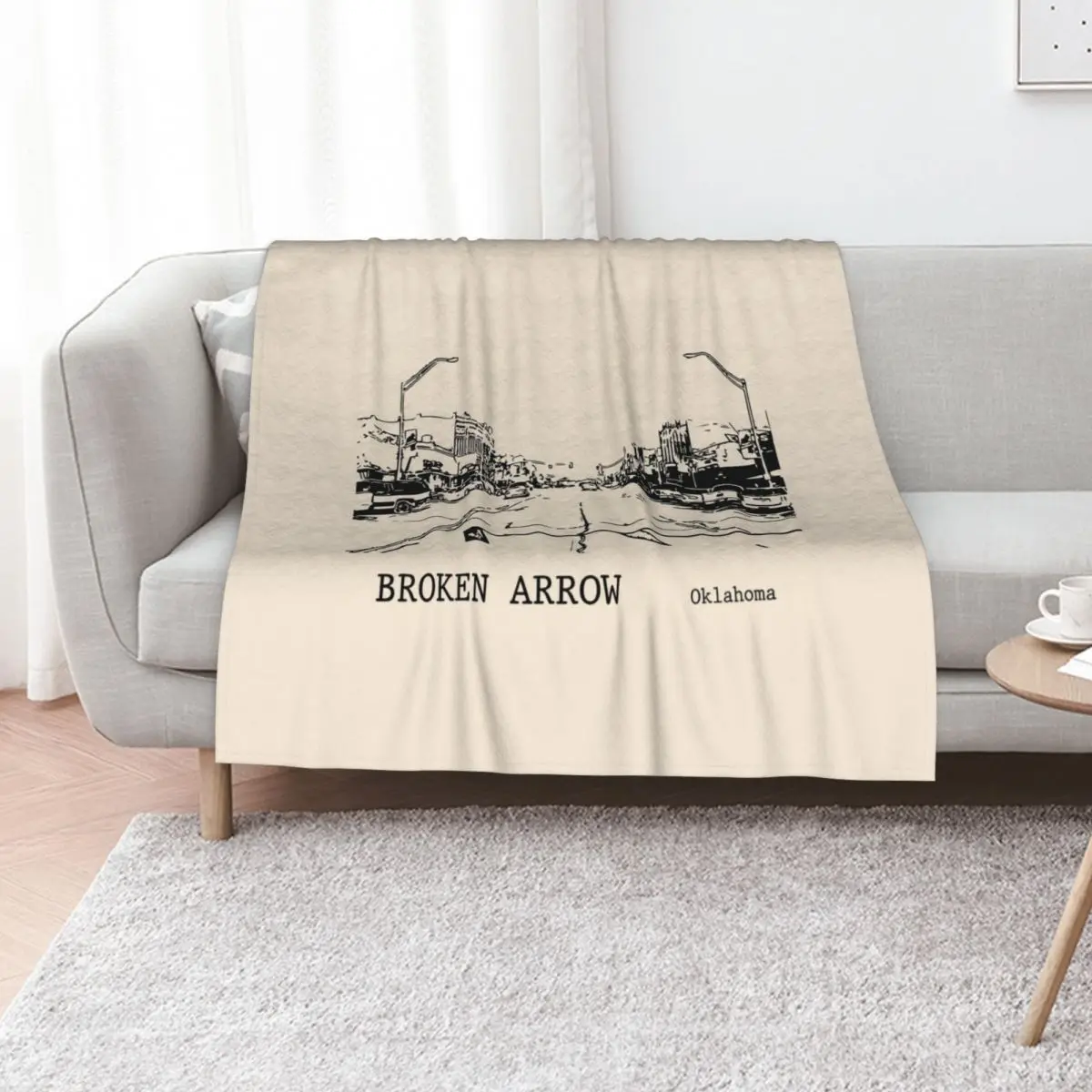 Broken Arrow Oklahoma Throw Blanket valentine gift ideas Decorative Throw Decorative Beds Hair Luxury Thins Blankets