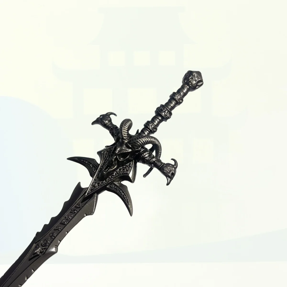 5.1inch World of Warcraft Frostmourne Metal Katana Sword Original Samurai Sabre Katana Ninja Knife Cosplay Accessories Prop Toy