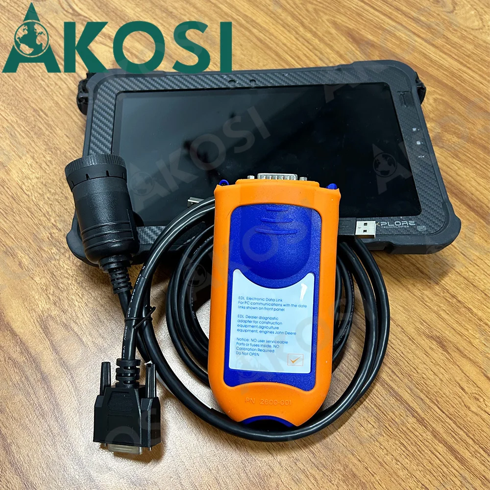 Xplore Tablet/cf19 Laptop+V5.3 Edl V2 for Electronic Data Link EDL V2 kit EDL V2 Agricultural Tractors And Forklifts diagnostic