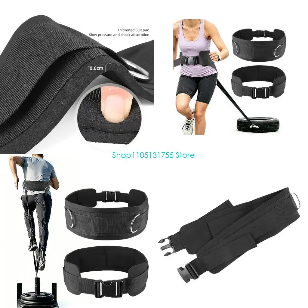 K0EF Waist Panel Dip Belt for Strength Work, Adjustable Black Exercise Belt for Pullup Training, Dip Practice and Conditioning