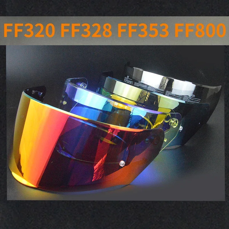 Visors for LS2 FF320 Stream FF353 Rapid FF328 FF800 Motorcycle Helmet Replace Extra Lens Black Iridium Silver