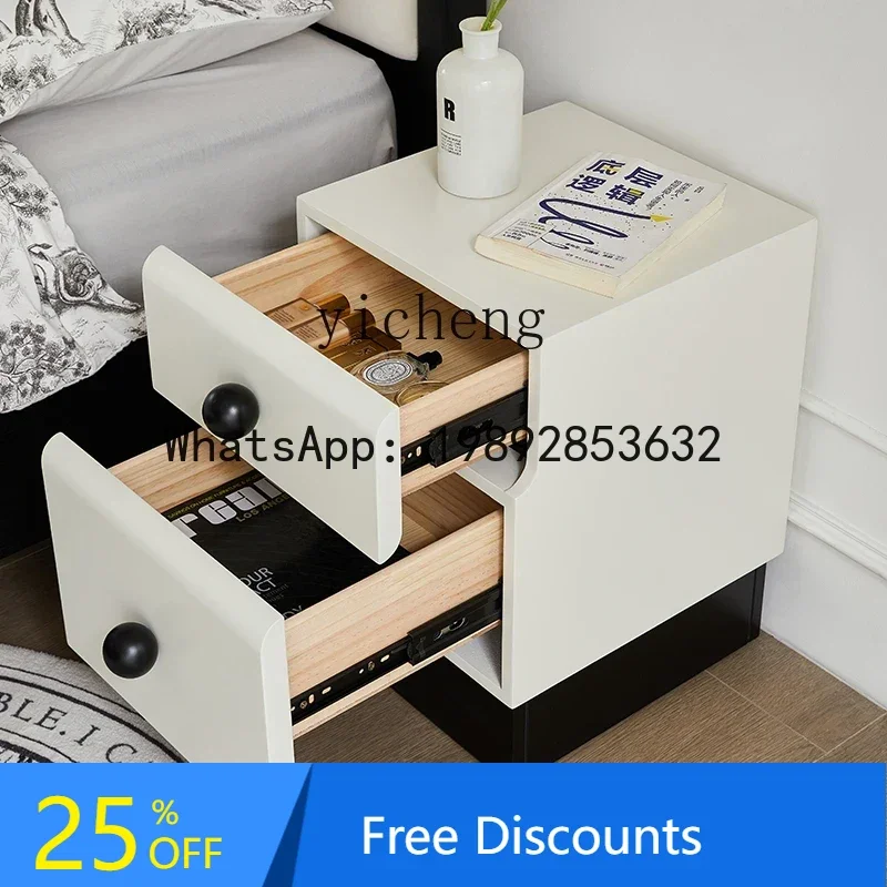 zz bedside table household small apartment extremely narrow mini creative bedside small cabinet