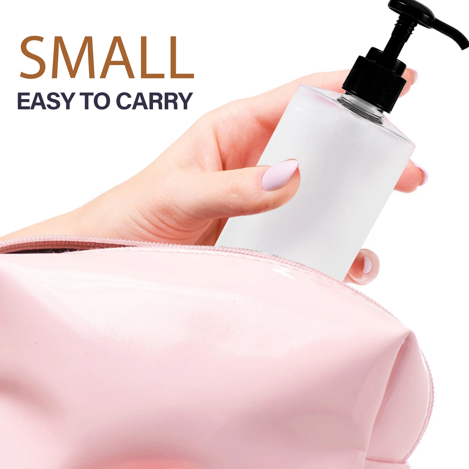 Shower Pump Bottle Refillable Emollient Body Wash Subpackaging Hand Dispenser Press