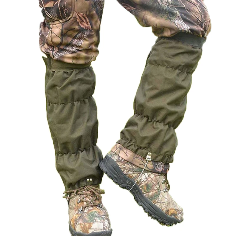 Guêtres de jambes tactiques imperméables pour la chasse, Camping en plein air, randonnée, Legging de neige, bottes, chaussures, couverture de Protection militaire