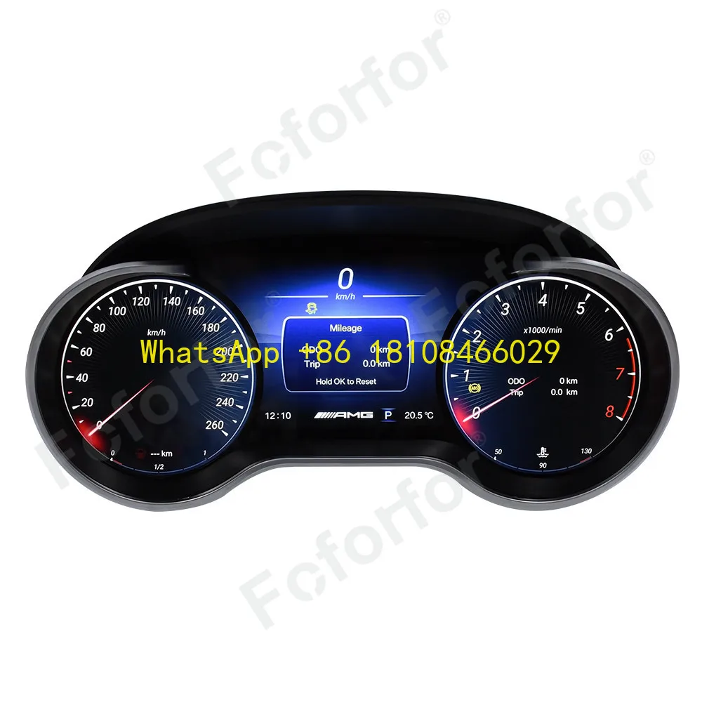 

Цифровой кластер для Mercedes Benz GLE 2016-2019, измеритель скорости виртуальной кабины, приборная панель