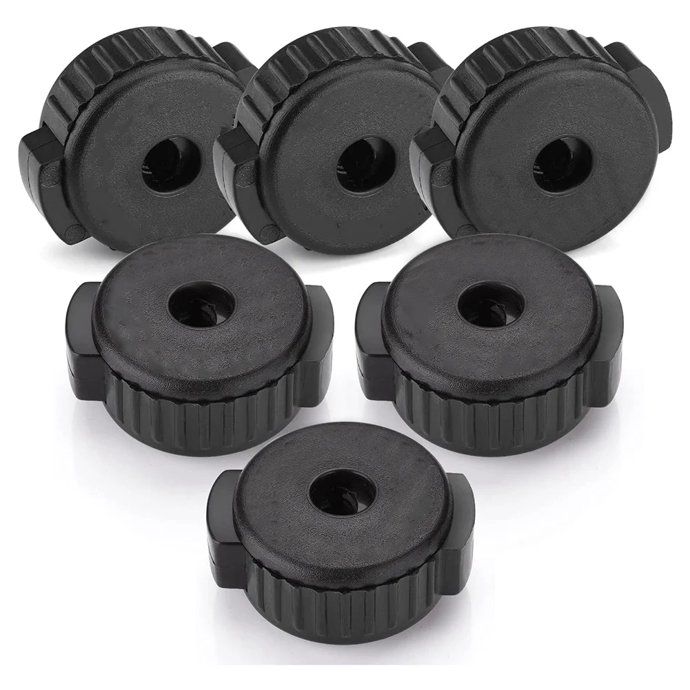 New 6 PCS Plastic Cymbal Nuts,Quick-Set Cymbal Nut for Percussion Drum Kit,Percussion Replacement Parts