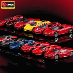 Bburago 1/64 Ferrari Golf Porsche Bugatti modello di auto in lega diecast e veicoli giocattolo tasca giocattolo decorazione per auto giocattoli per bambini regali ragazzo