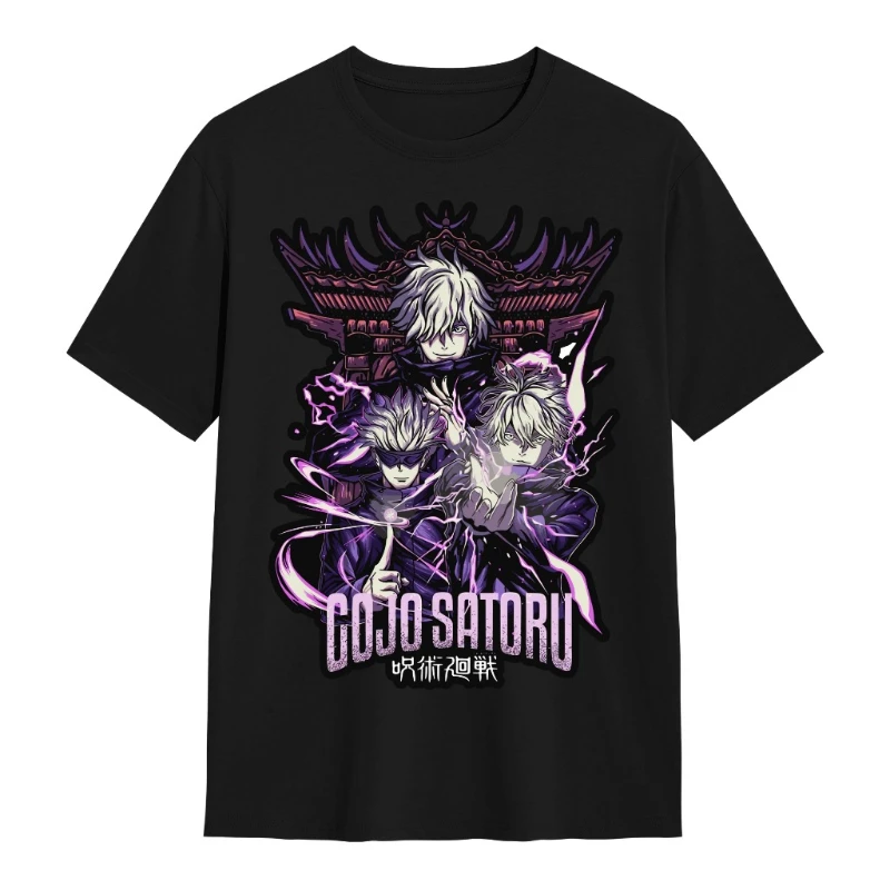 

New Jujutsu Anime Peripherals Men's Short Sleeve Crew Neck T-Shirt Unisex Printed T-Shirt Streetwear